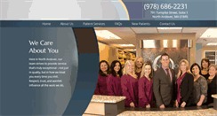 Desktop Screenshot of northandoverdentist.com